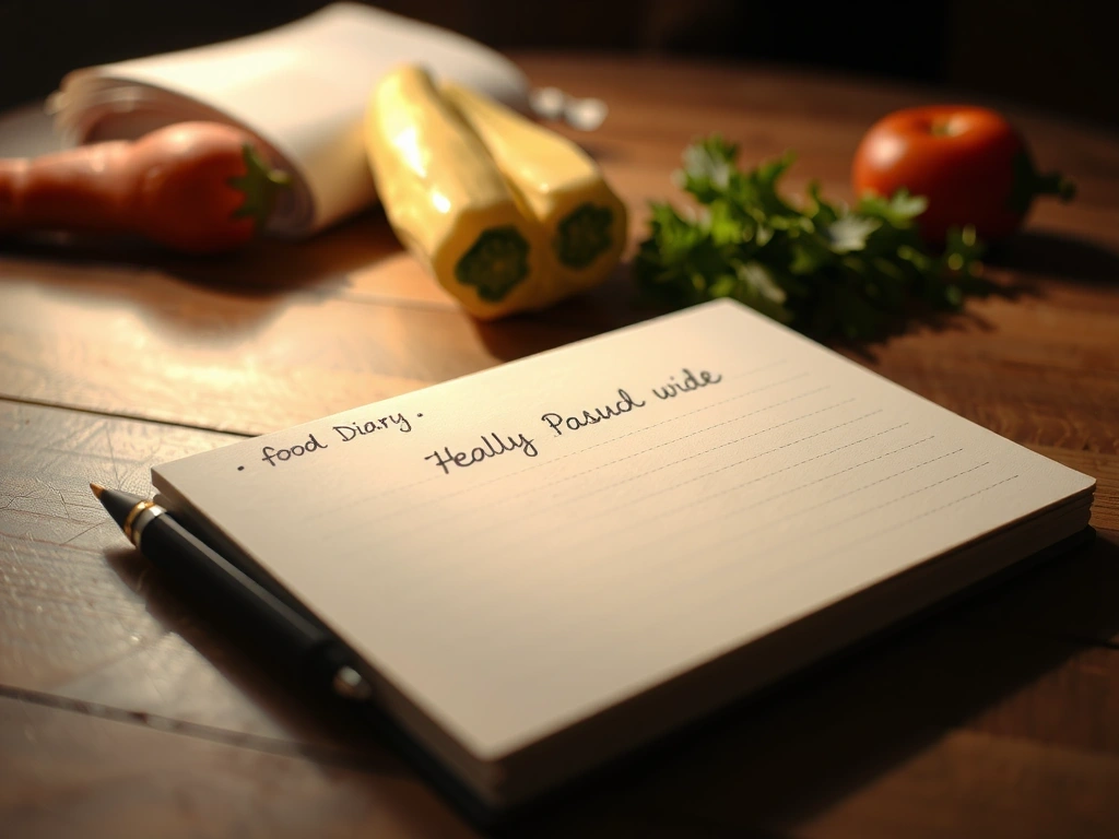 Ernährungstagebuch Handschrift